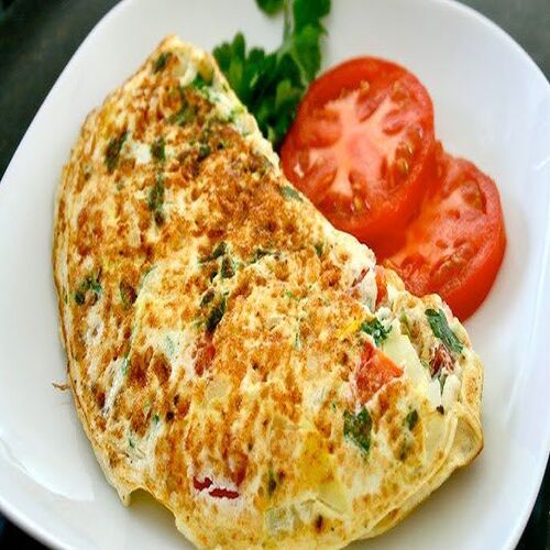 Omelet with Tomatoes