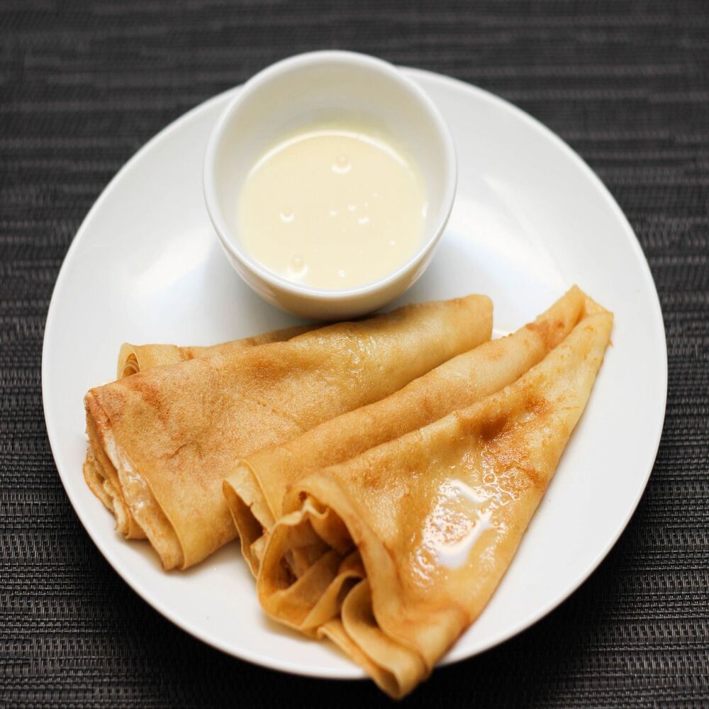 Pancakes with Condensed Milk (3 pcs)